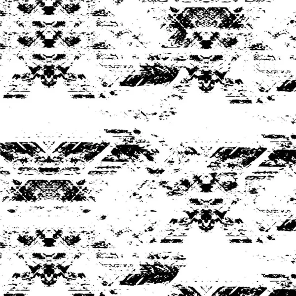 Verstoorde Overlay Textuur Abstracte Achtergrond Monochrome Textuur — Stockvector