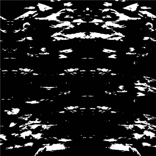 Schwarz Weiß Abstrakter Hintergrund Abstrakte Grunge Textur — Stockvektor