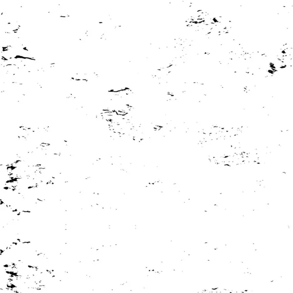 Schwarz Weißer Grunge Hintergrund Verstörte Overlay Textur — Stockvektor