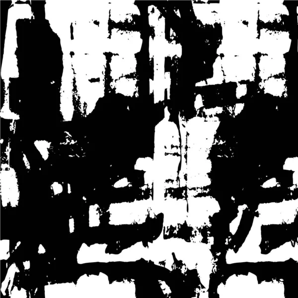 Latar Belakang Grunge Hitam Dan Putih Tekstur Overlay Tertekan - Stok Vektor