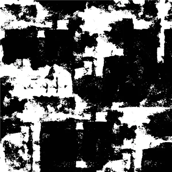 Black White Grunge Background Distressed Overlay Texture — Stock Vector