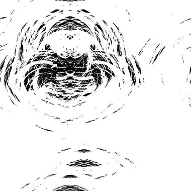 Siyah ve beyaz tonların efekti de dahil olmak üzere soyut dokulu arkaplan.       