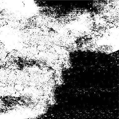 Siyah ve beyazın Grunge arka planı. Soyut monokrom dokusu. Vintage elementler lekeler ve çatlaklar