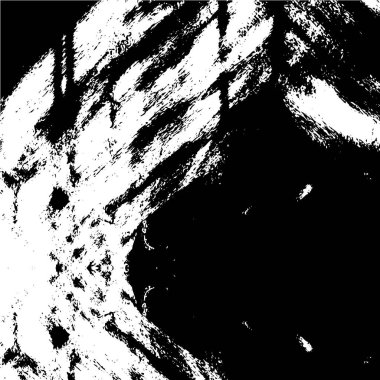 Siyah ve beyazın Grunge arka planı. Soyut monokrom dokusu. Vintage elementler lekeler ve çatlaklar