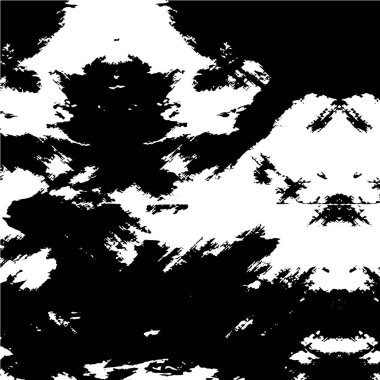 Siyah ve beyazın Grunge arka planı. Soyut monokrom dokusu. Vintage elementler lekeler ve çatlaklar