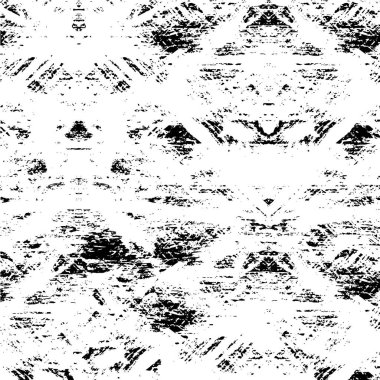 Siyah ve beyazın Grunge arka planı. Soyut monokrom dokusu. Vintage elementler lekeler ve çatlaklar