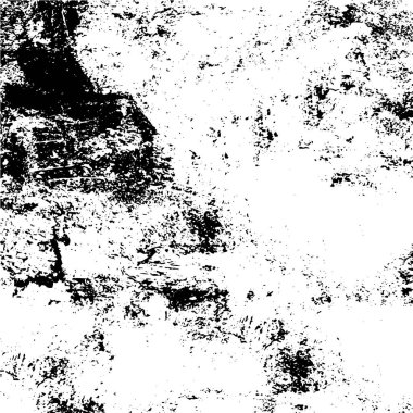 Siyah ve beyazın Grunge arka planı. Soyut monokrom dokusu. Vintage elementler lekeler ve çatlaklar