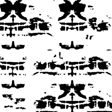 Siyah ve beyazın Grunge arka planı. Soyut monokrom dokusu. Vintage elementler lekeler ve çatlaklar