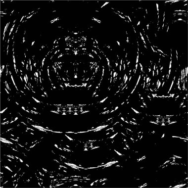 Grunge üst üste biniyor. Soyut siyah-beyaz vektör arkaplanı. Çatlak, leke ve noktalarda kirli desenli tek renkli klasik yüzey. Karanlık korku tarzında eski bir duvar.