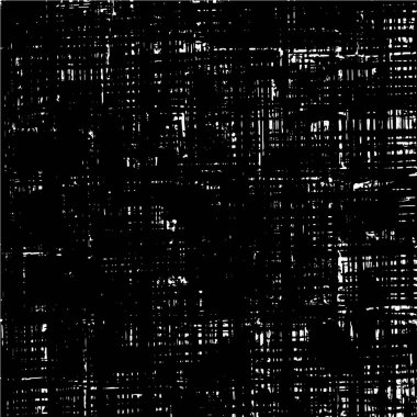 Grunge üst üste biniyor. Soyut siyah-beyaz vektör arkaplanı. Çatlak, leke ve noktalarda kirli desenli tek renkli klasik yüzey. Karanlık korku tarzında eski bir duvar.