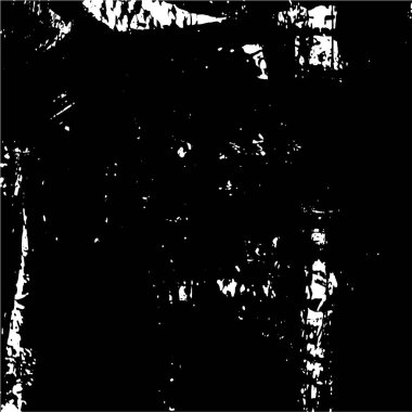 Grunge üst üste biniyor. Soyut siyah-beyaz vektör arkaplanı. Çatlak, leke ve noktalarda kirli desenli tek renkli klasik yüzey. Karanlık korku tarzında eski bir duvar.