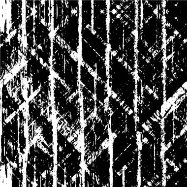 Grunge üst üste biniyor. Soyut siyah-beyaz vektör arkaplanı. Çatlak, leke ve noktalarda kirli desenli tek renkli klasik yüzey. Karanlık korku tarzında eski bir duvar.