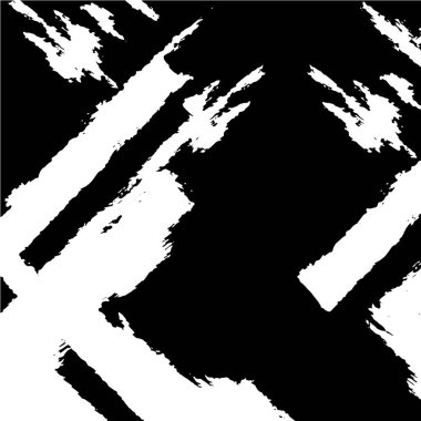 Grunge üst üste biniyor. Soyut siyah-beyaz vektör arkaplanı. Çatlak, leke ve noktalarda kirli desenli tek renkli klasik yüzey. Karanlık korku tarzında eski bir duvar.