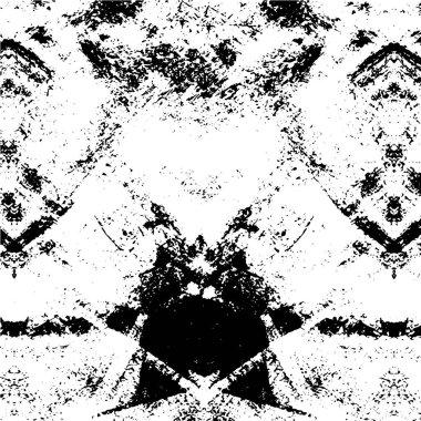 Siyah beyaz monokrom eski grunge vintage eskimiş arka plan soyut antika desenli retro model