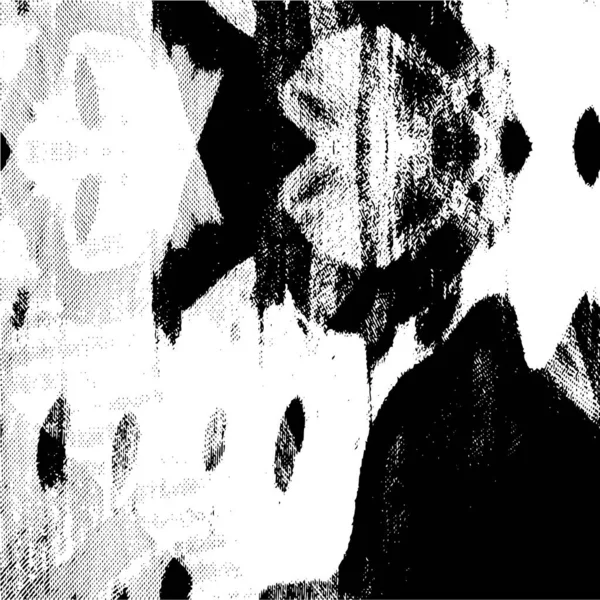 抽象纹理背景 包括黑白色调的影响 — 图库矢量图片