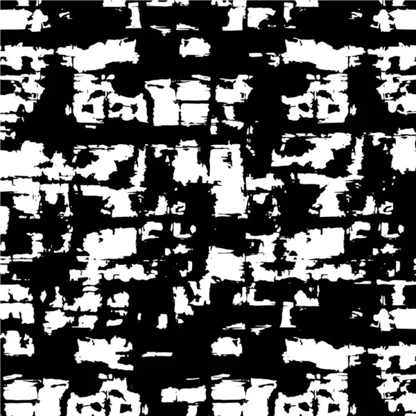 Abstrait Fond Noir Blanc Motif Grunge — Image vectorielle