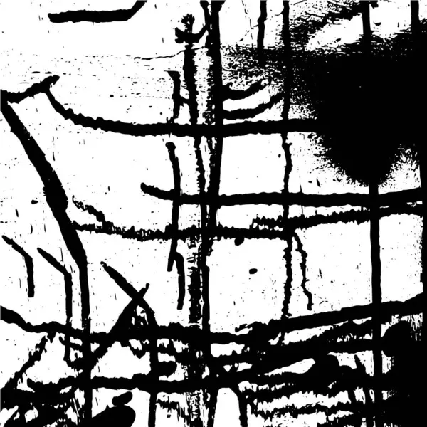 Абстрактный Черно Белый Фон Гранж Шаблон — стоковый вектор