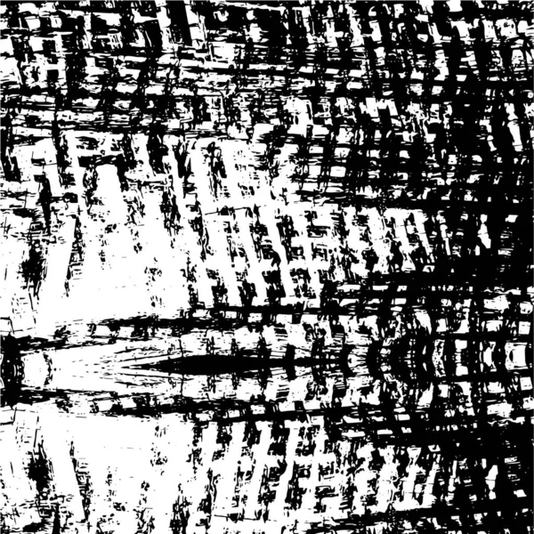 Abstrakcyjne Czarne Białe Tło Grunge Tekstura Monochromatyczna — Wektor stockowy