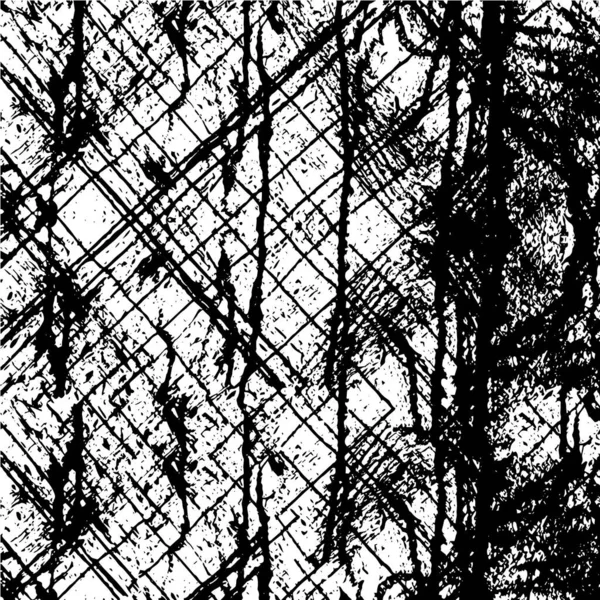 Fundo Grunge Preto Branco Textura Monocromática Abstrata Elementos Vintage Manchas — Vetor de Stock