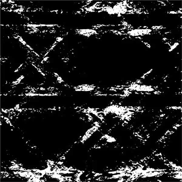 Grunge Fond Noir Blanc Texture Monochrome Abstraite Éléments Vintage Taches — Image vectorielle