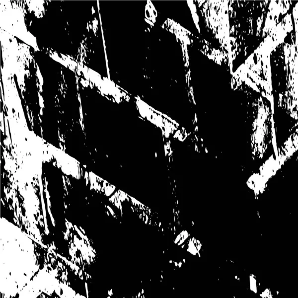 Soyut Siyah Beyaz Grunge Arka Planı Monokrom Dokusu — Stok Vektör