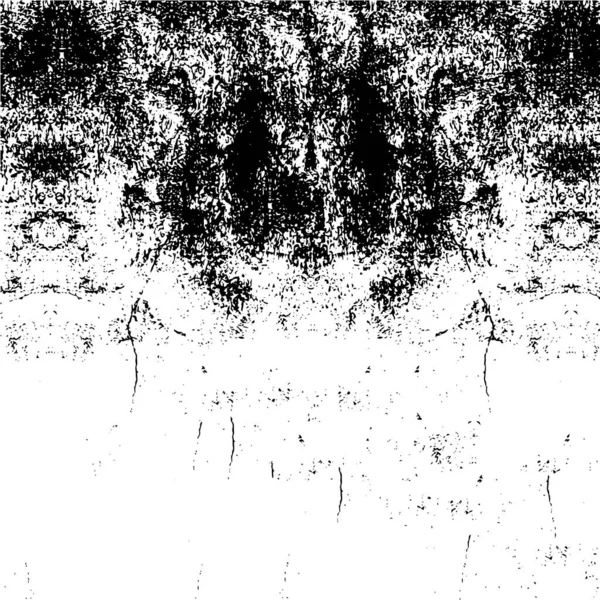 Черный Белый Текстурированный Фон Винтажный Абстрактный Фон — стоковый вектор