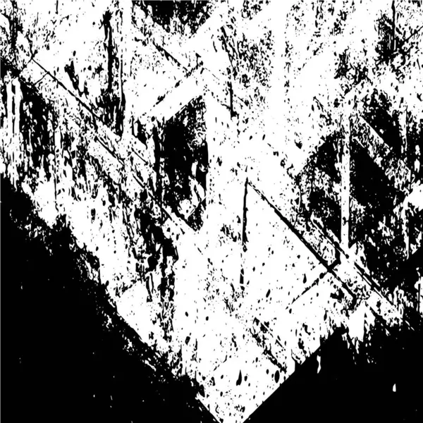 Чорно Білий Гранжевий Фон Векторна Ілюстрація — стоковий вектор