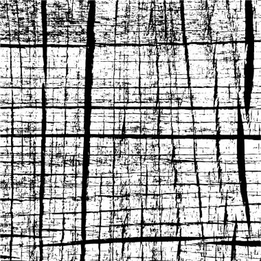 Grunge üst üste biniyor. Soyut siyah-beyaz vektör arkaplanı. Çatlak, leke ve noktalarda kirli desenli tek renkli klasik yüzey. Karanlık korku tarzında eski bir duvar.