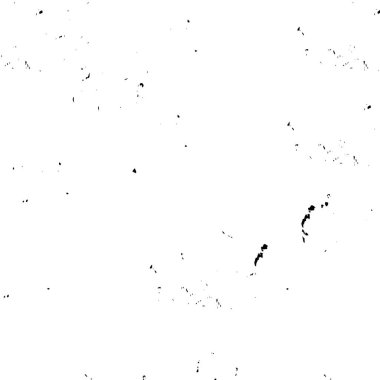 Grunge üst üste biniyor. Soyut siyah-beyaz vektör arkaplanı. Çatlak, leke ve noktalarda kirli desenli tek renkli klasik yüzey. Karanlık korku tarzında eski bir duvar.