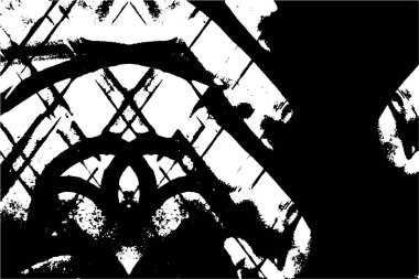 Soyut grunge arkaplanı. Monokrom dokusu. Siyah ve beyaz desenli arkaplan