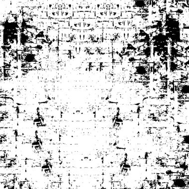 Soyut grunge arkaplanı. Monokrom dokusu. Siyah ve beyaz desenli arkaplan