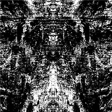 Soyut grunge arkaplanı. Monokrom dokusu. Siyah ve beyaz desenli arkaplan