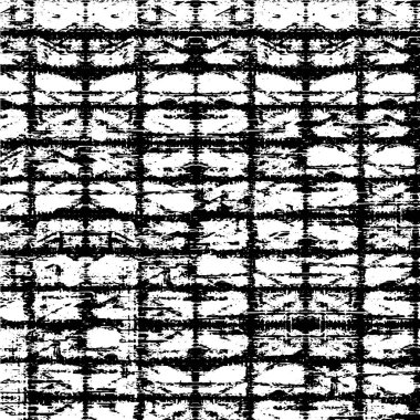 Grunge üst üste biniyor. Soyut siyah-beyaz vektör arkaplanı. Çatlak, leke ve noktalarda kirli desenli tek renkli klasik yüzey. Karanlık korku tarzında eski bir duvar.