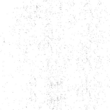 Grunge üst üste biniyor. Soyut siyah-beyaz vektör arkaplanı. Çatlak, leke ve noktalarda kirli desenli tek renkli klasik yüzey. Karanlık korku tarzında eski bir duvar.