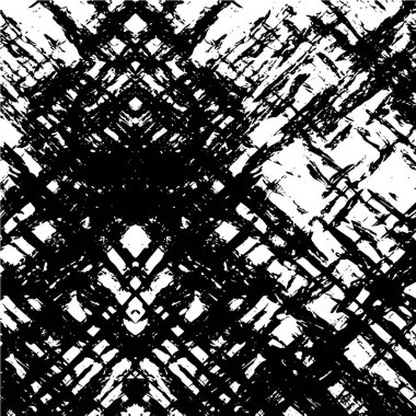 Grunge dokusu. siyah ve beyaz kaba desen.