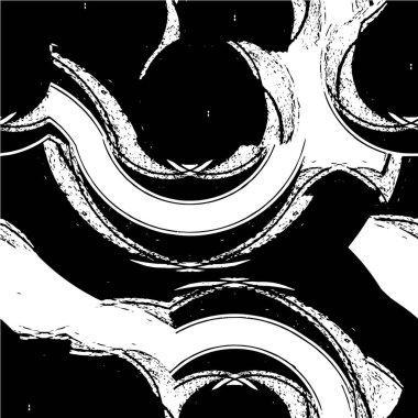 Grunge dokusu. siyah ve beyaz kaba desen.