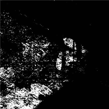 Grunge dokusu. siyah ve beyaz kaba desen.