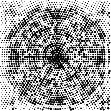 Siyah ve beyaz elementli soyut çizimler. Yıpranmış doku