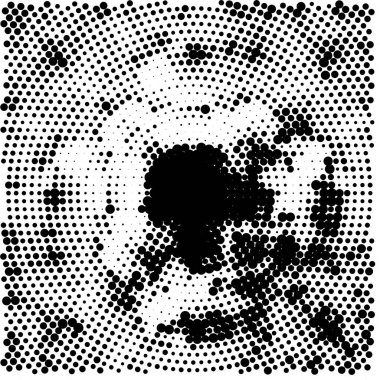 Grunge dokusu. siyah ve beyaz kaba desen.