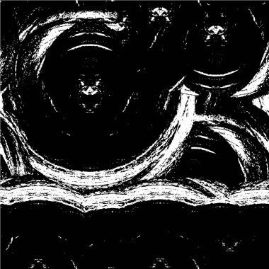 Grunge dokusu. siyah ve beyaz kaba desen.