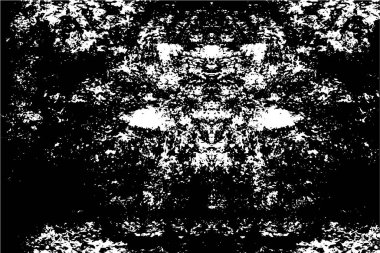 Grunge dokusu. siyah ve beyaz kaba desen.