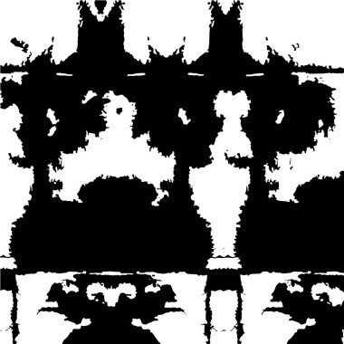 Siyah ve beyaz elementlerin vektör siluetleri