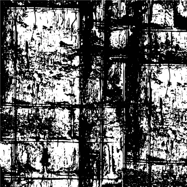 Тривожна Текстура Чорно Білих Тонах Темна Текстура Векторна Ілюстрація Накладання — стоковий вектор