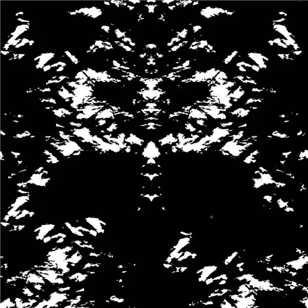 Schwarz Weißes Muster Abstrakte Vektorillustration — Stockvektor