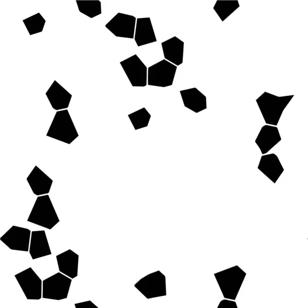 Motif Abstrait Pointillé Noir Blanc Illustration Vectorielle — Image vectorielle