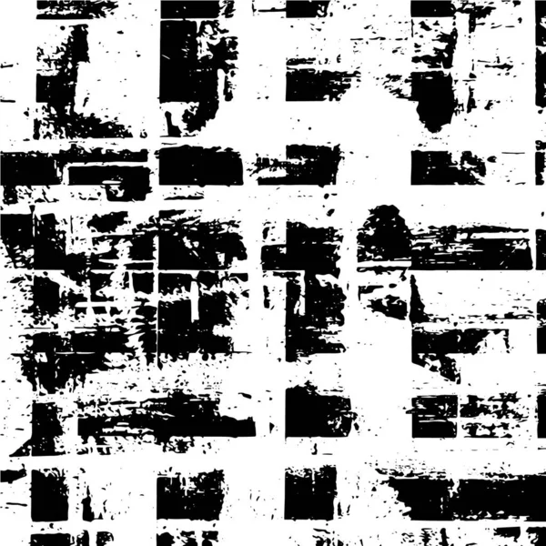 Grunge Texture Distress Black White Texture Dark Design Template Distress — Stock Vector