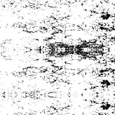 Çatlamış beton, taş ya da asfalt tabakasının gergin dokusu. Yarım ton vektör yarım ton vektör çizimi