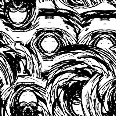 Metnin için alanı olan soyut siyah beyaz arkaplan