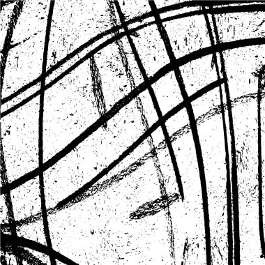 Siyah ve beyazın Grunge arka planı. Soyut monokrom dokusu. Vintage elementler lekeler ve çatlaklar