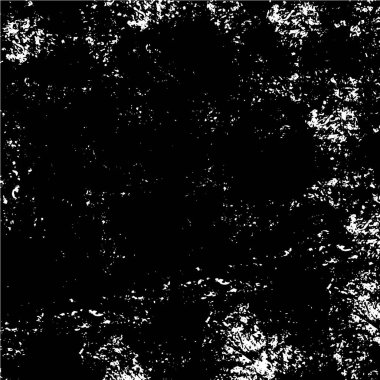 Siyah ve beyazın Grunge arka planı. Soyut monokrom dokusu. Vintage elementler lekeler ve çatlaklar